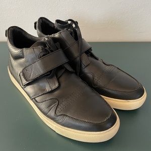 Black Leather King London NEWTON Shoes Size 11
